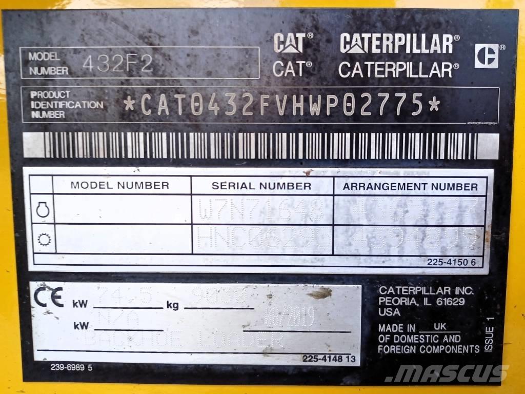 CAT 432 F Экскаваторы-погрузчики