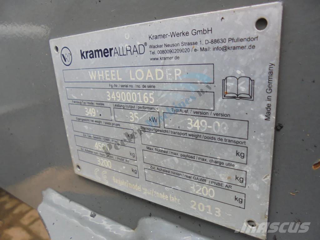 Kramer 550/349 Фронтальные погрузчики