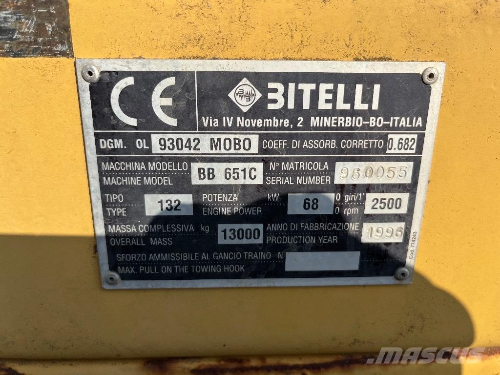 Bitelli BB 651 C Асфальтоукладчики