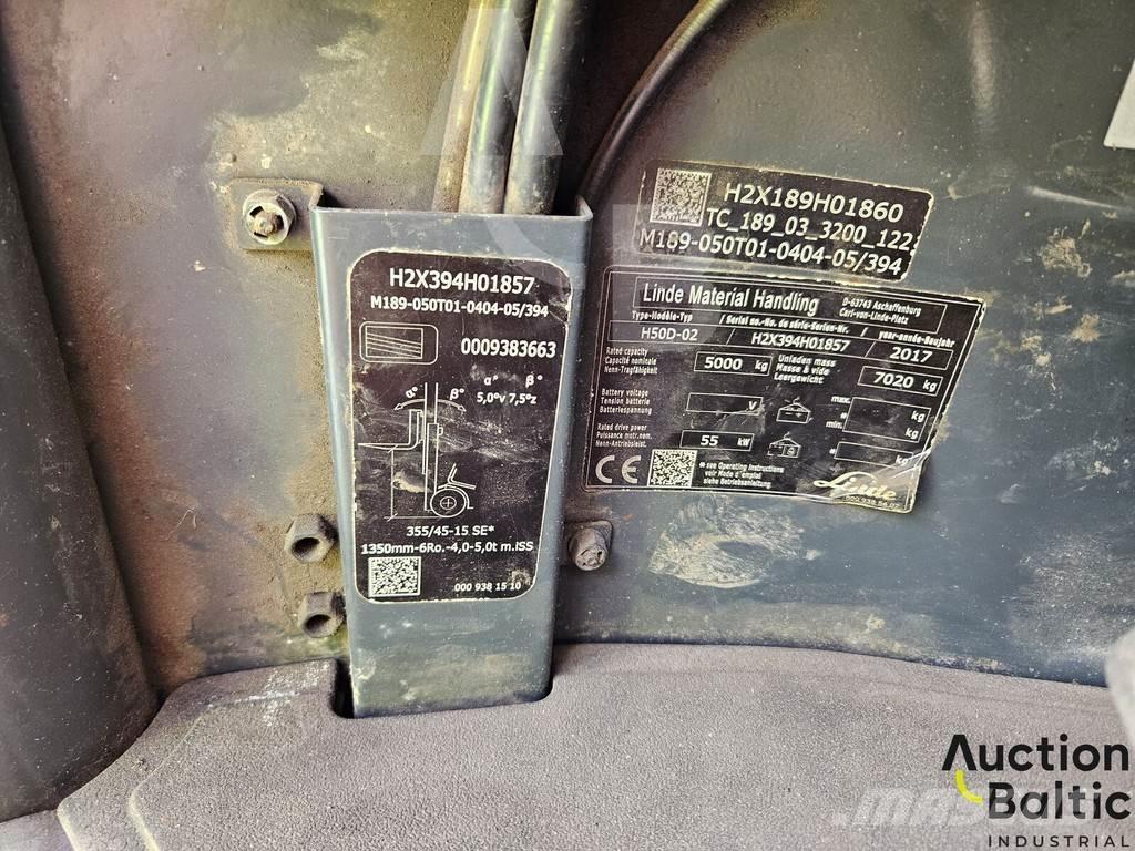 Linde H50D-02 Дизельные погрузчики