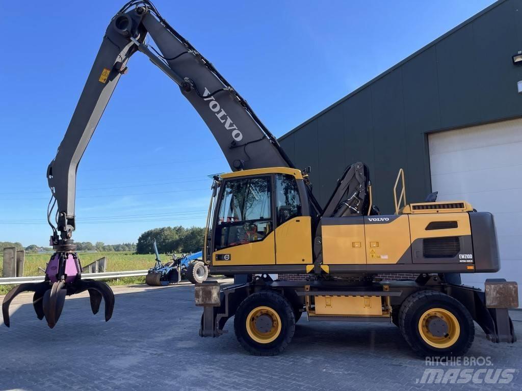 Volvo EW 210 MH Перегружатели металлолома/промышленные погрузчики