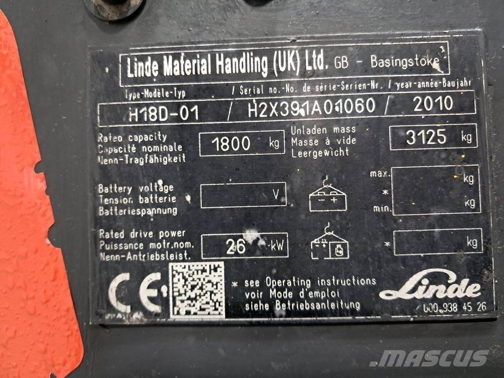 Linde H18D-01 Дизельные погрузчики
