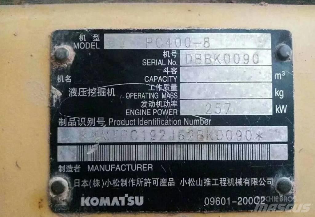 Komatsu PC400-8 Гусеничные экскаваторы
