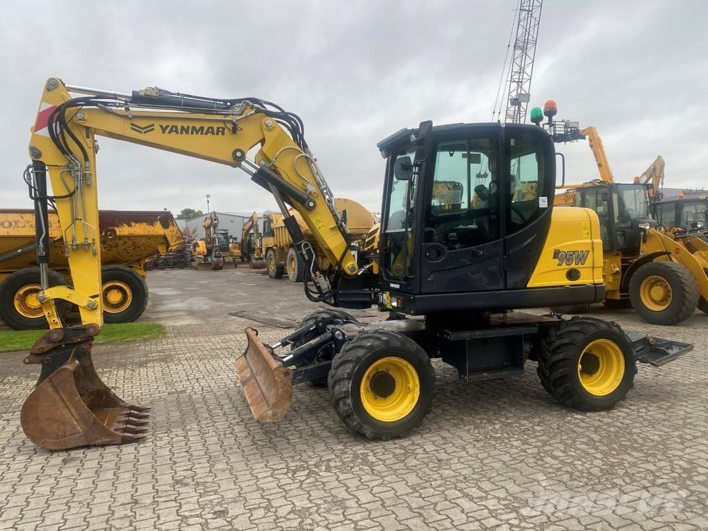 Yanmar B95w NVT Колёсные экскаваторы