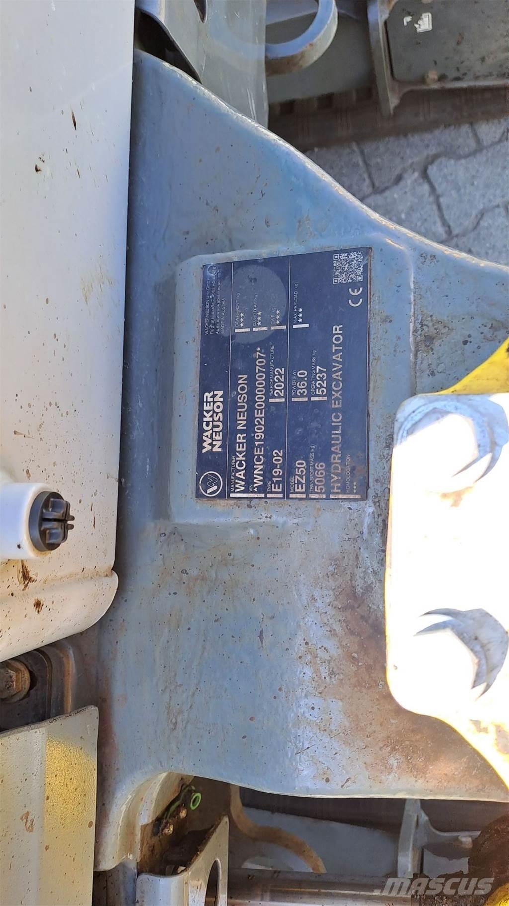 Wacker Neuson EZ50 Гусеничные экскаваторы