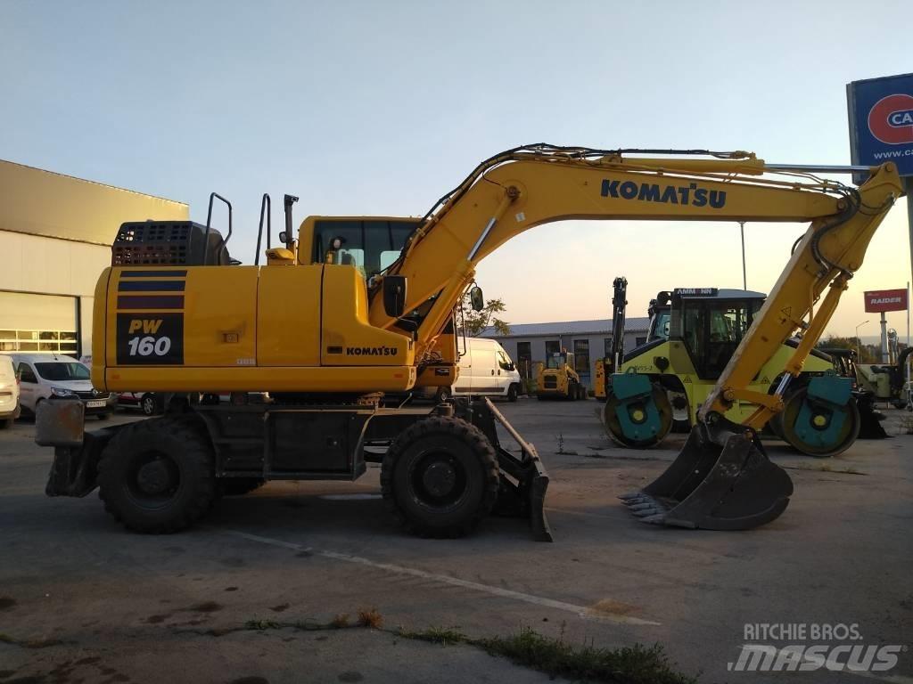 Komatsu pw160-11 Колёсные экскаваторы