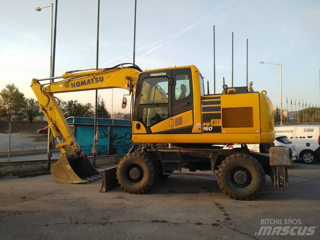 Komatsu pw160-11 Колёсные экскаваторы
