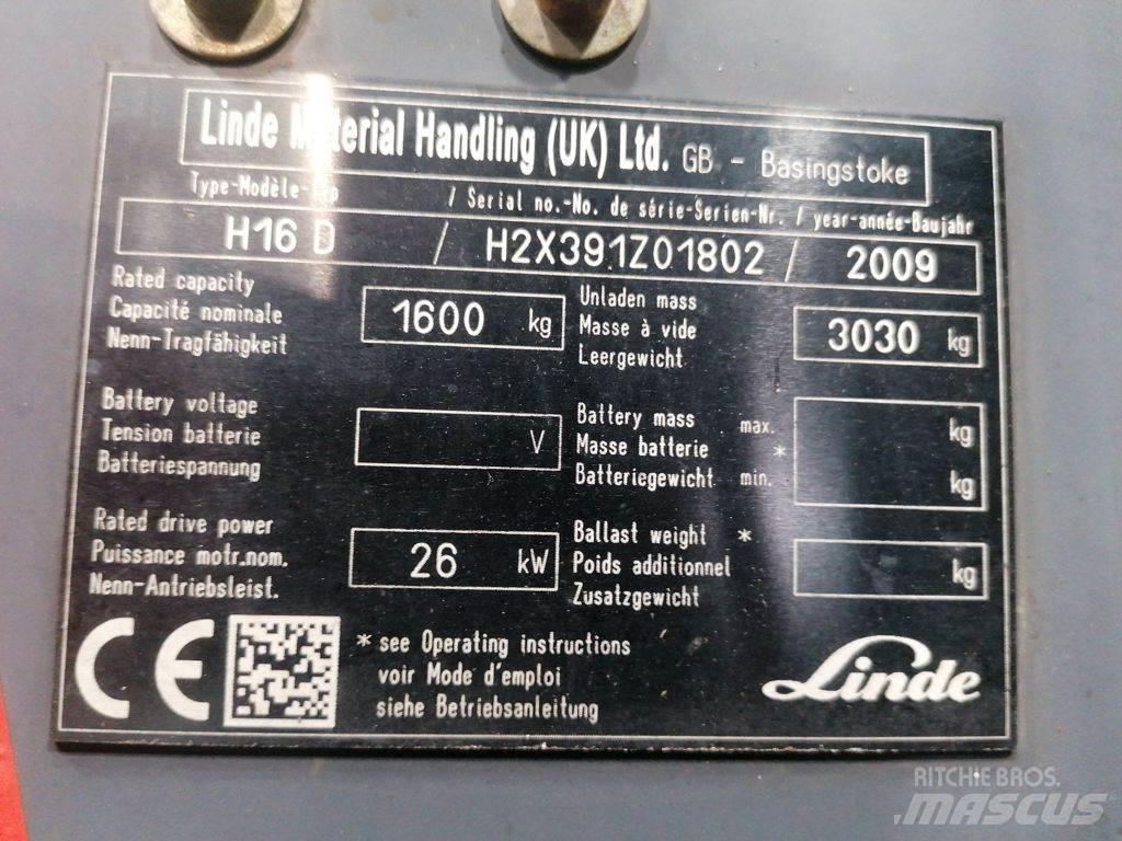 Linde H16D Дизельные погрузчики