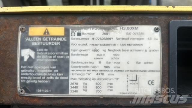 Hyster 3.00 XM Дизельные погрузчики