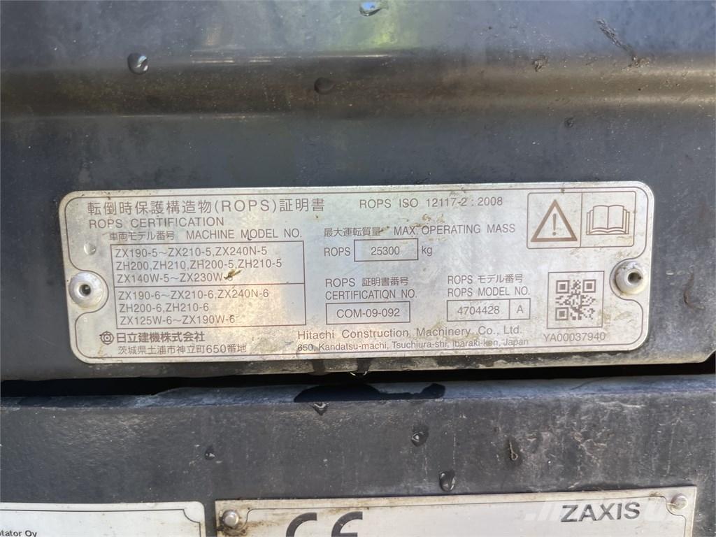 Hitachi ZX 210 LC-6 Гусеничные экскаваторы