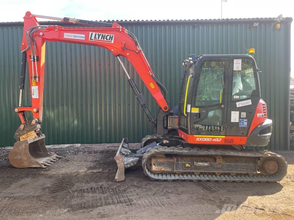 Kubota KX 080-4a2 Малые экскаваторы 7т-12т
