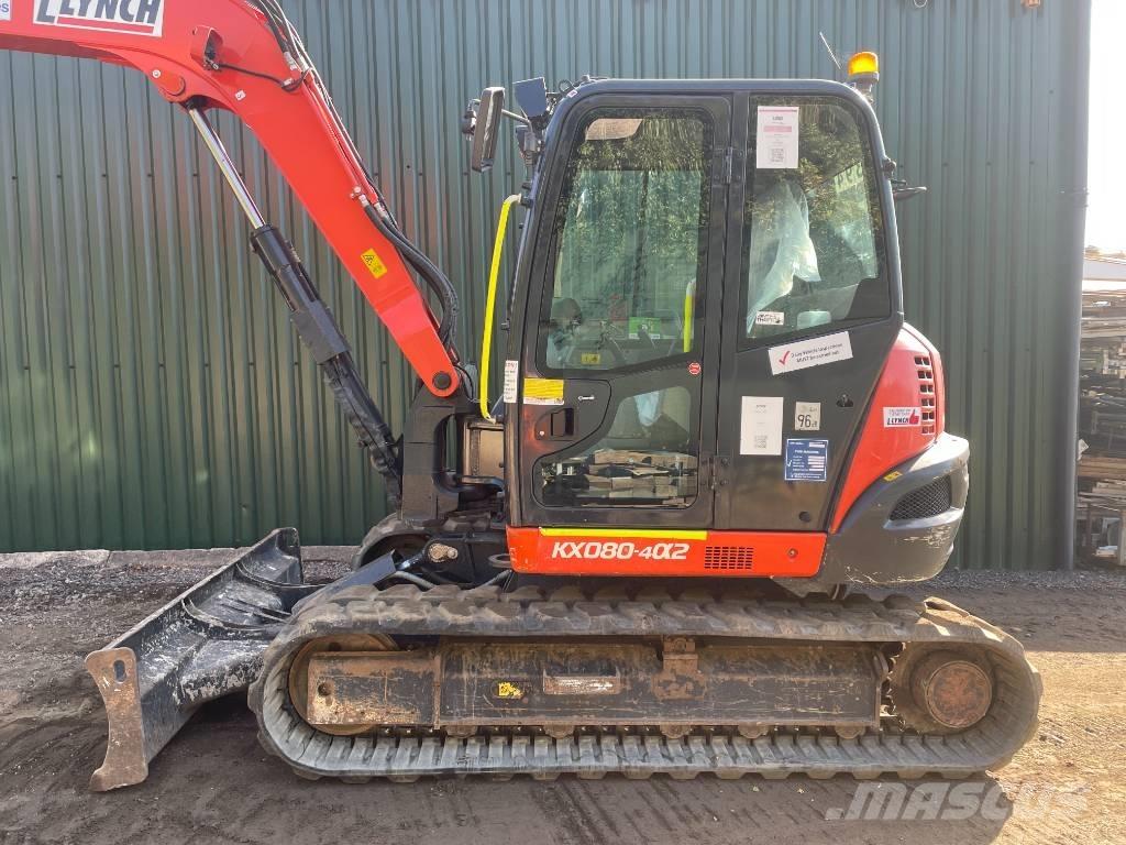 Kubota KX 080-4a2 Малые экскаваторы 7т-12т