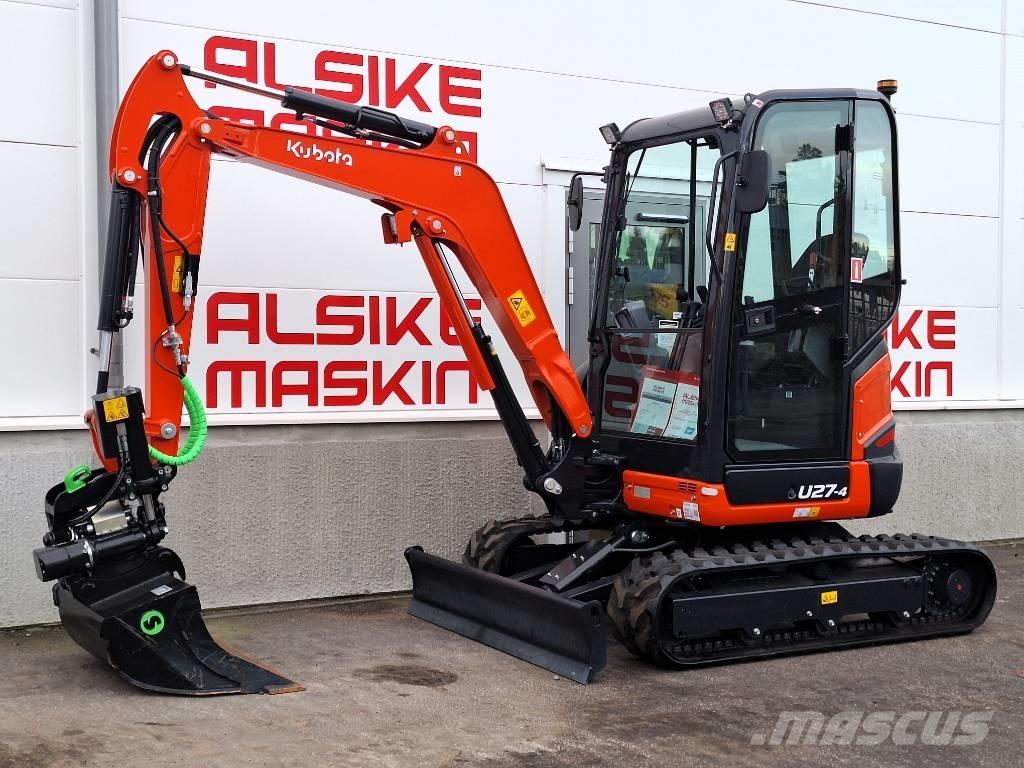 Kubota U 27-4 Мини-экскаваторы