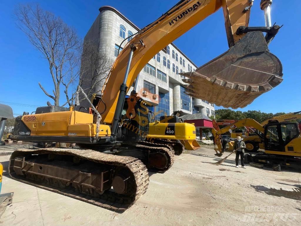 Hyundai Robex 520 VS Гусеничные экскаваторы