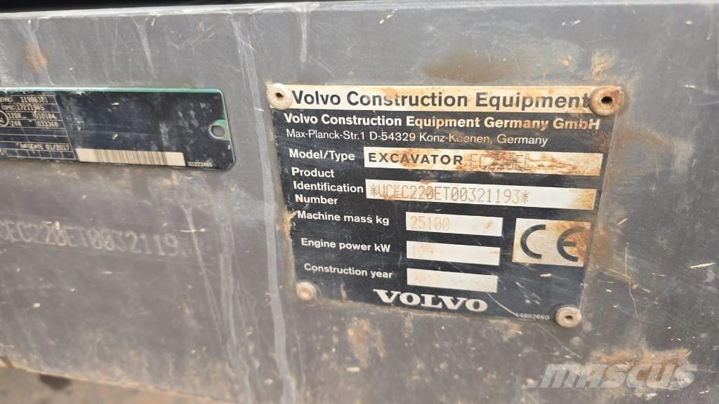Volvo EC220EL Гусеничные экскаваторы