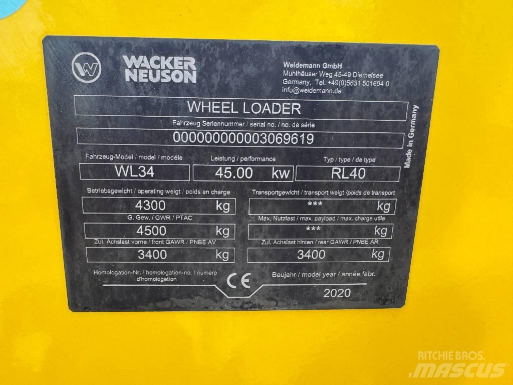 Wacker Neuson WL34 Фронтальные погрузчики