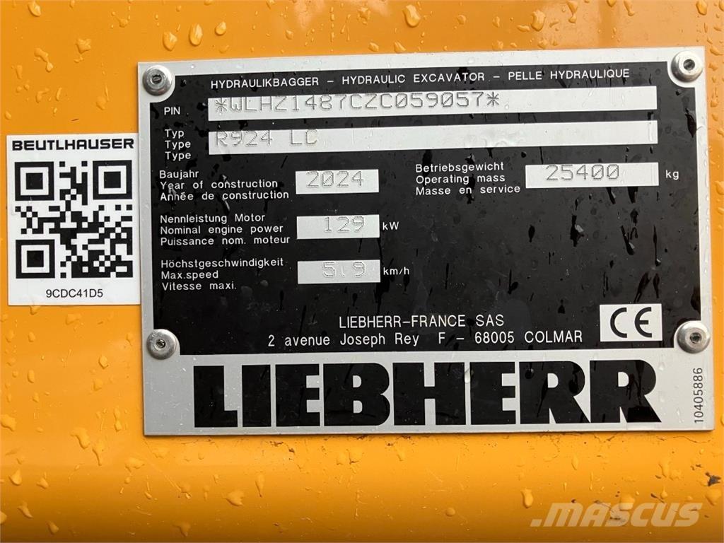 Liebherr R924 Гусеничные экскаваторы