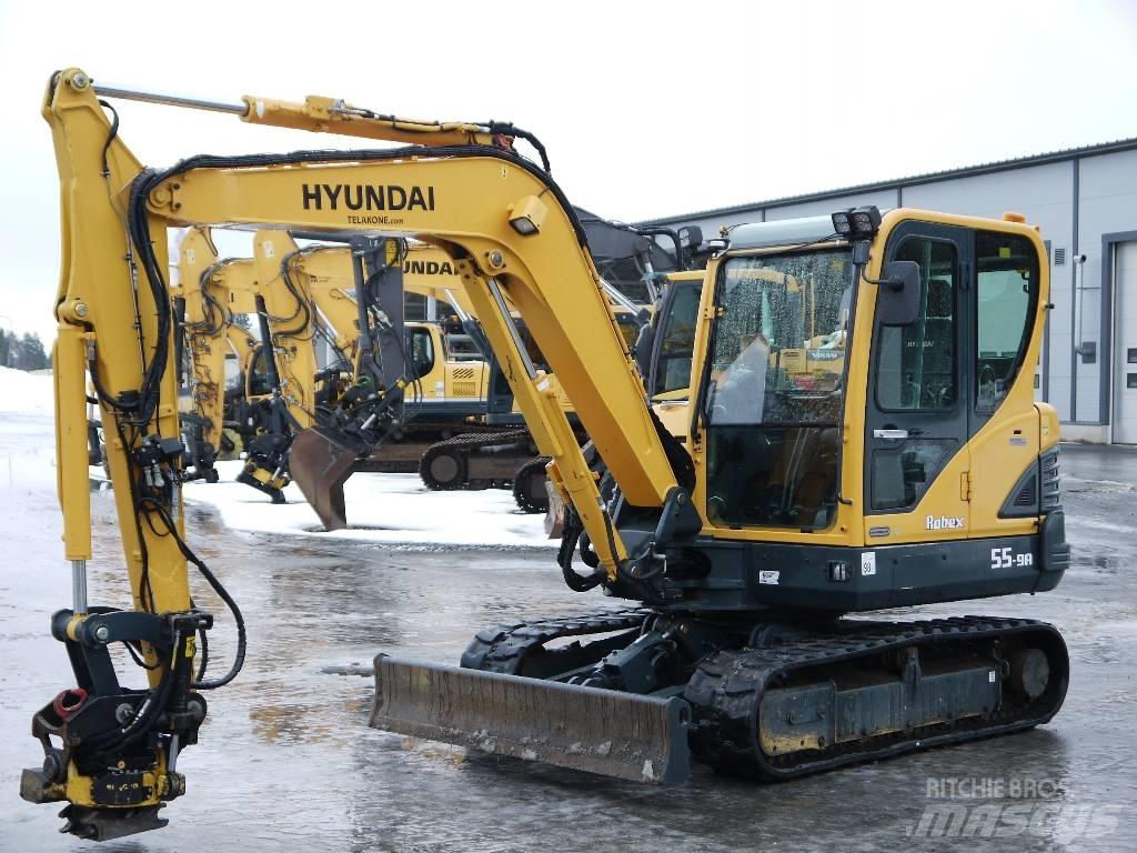Hyundai R 55-9A Мини-экскаваторы