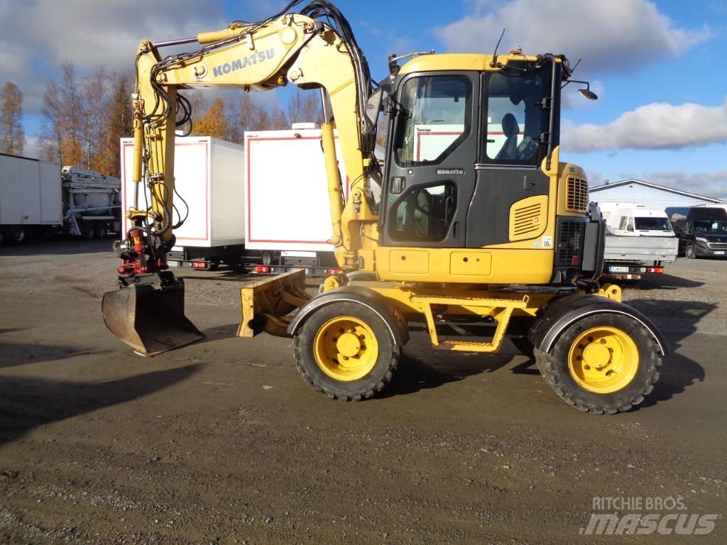 Komatsu PW 98 MR-6 Колёсные экскаваторы