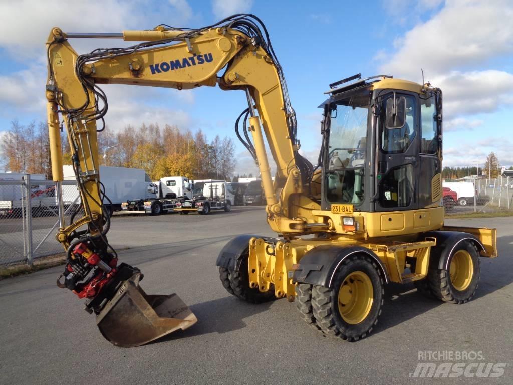Komatsu PW 98 MR-6 Колёсные экскаваторы