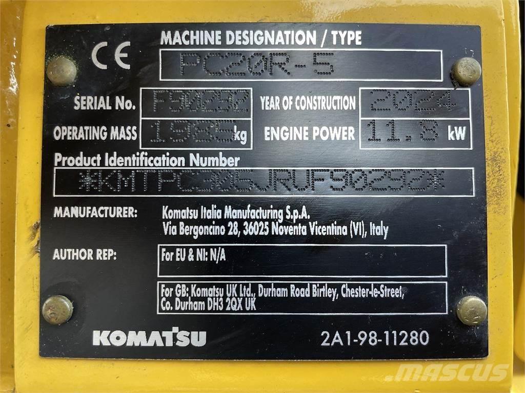 Komatsu PC20R-5 Колёсные экскаваторы