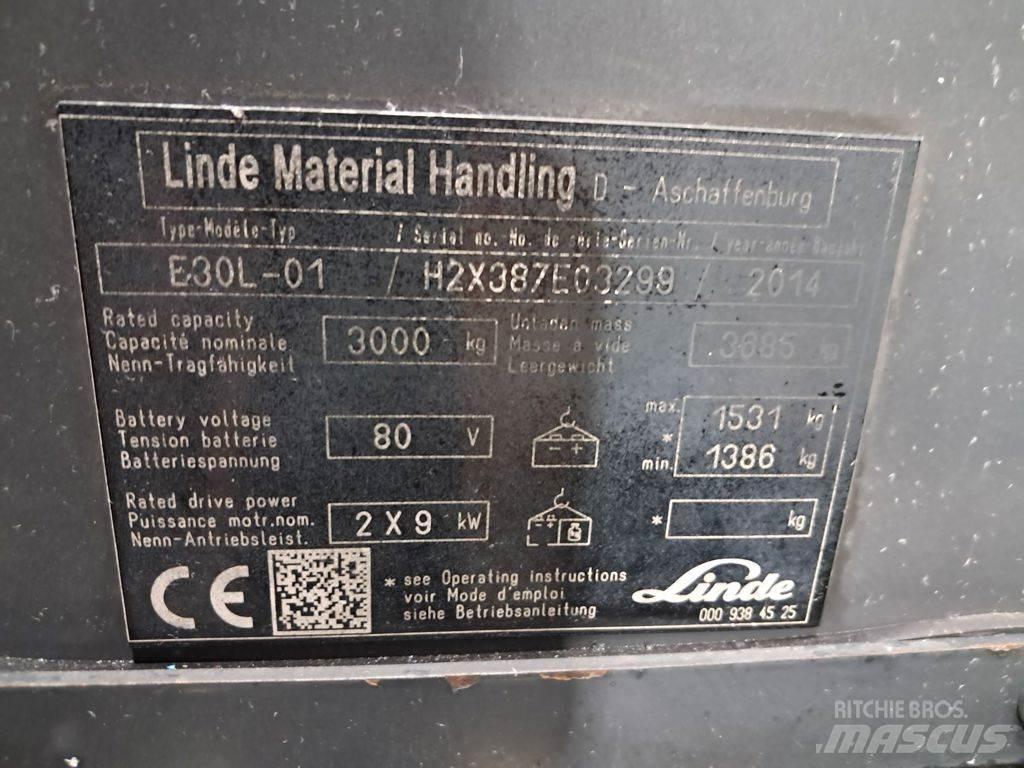Linde E30L-01 Электропогрузчики