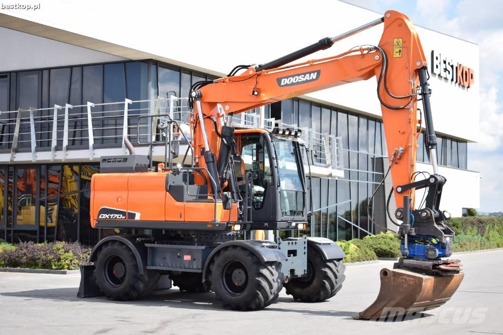 Doosan DX 170 W-5 Колёсные экскаваторы