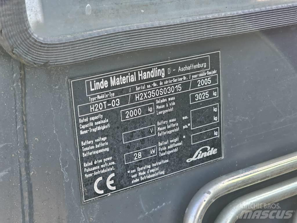Linde H20T-03 Газовые погрузчики
