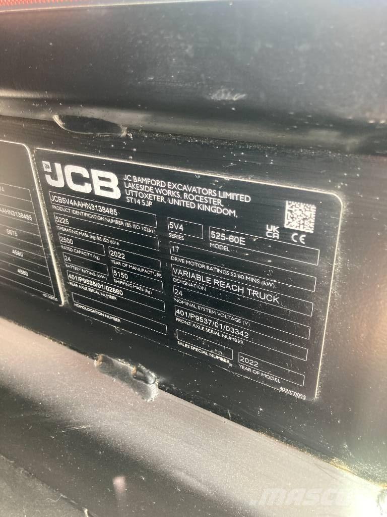 JCB 525-60 E Телескопические погрузчики