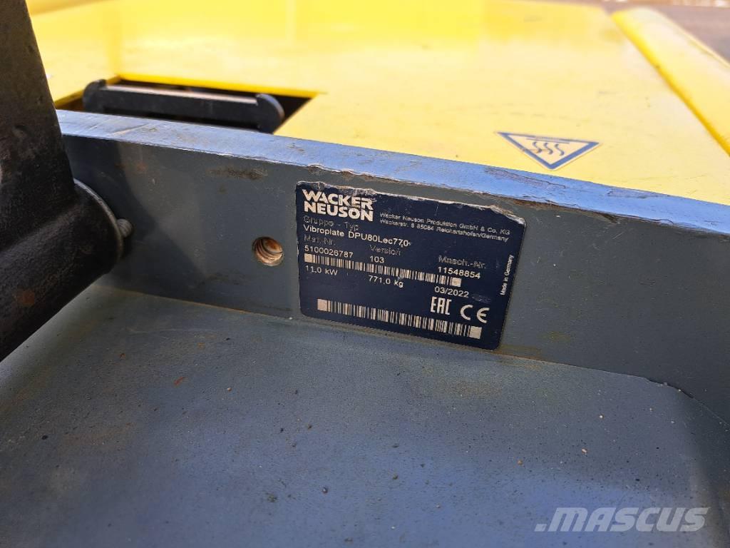 Wacker Neuson DPU 80 Виброплиты и вибротрамбовки