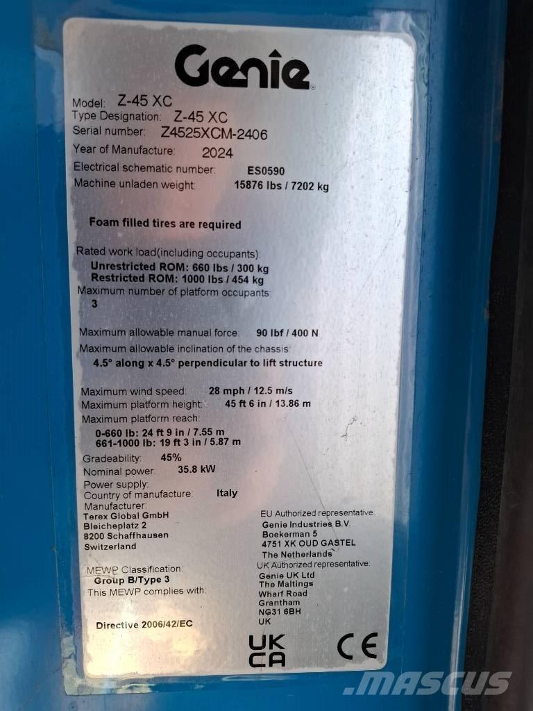 Genie Z45XC Коленчатые подъемники