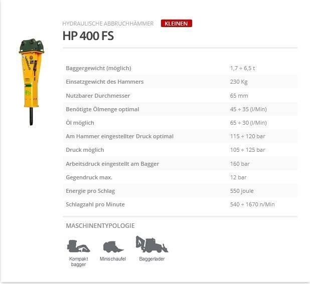 Indeco HP 400 FS Гидромолоты