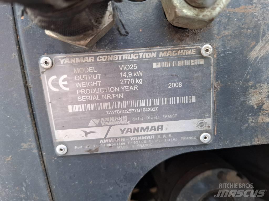 Yanmar ViO25 Мини-экскаваторы