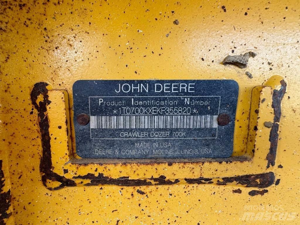 DEERE 700K LGP Гусеничные бульдозеры