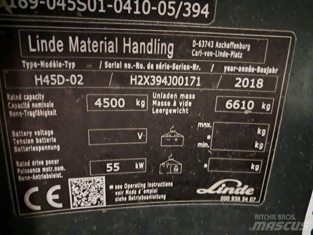Linde H45D-02 Дизельные погрузчики