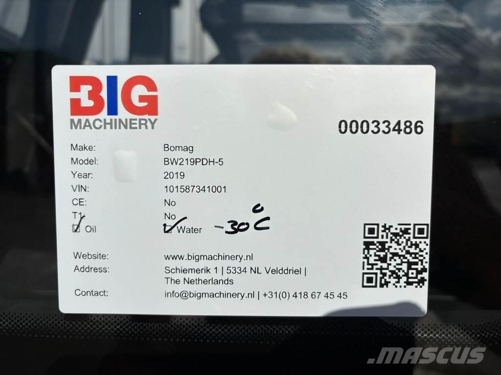 Bomag BW219PDH-5 Грунтовые катки