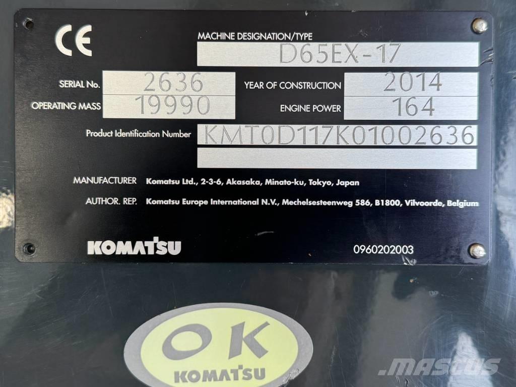 Komatsu D 65 EX-17 Гусеничные бульдозеры