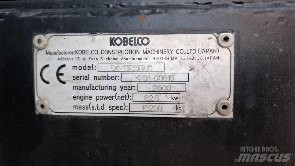 Kobelco SK 135 SR LC Гусеничные экскаваторы