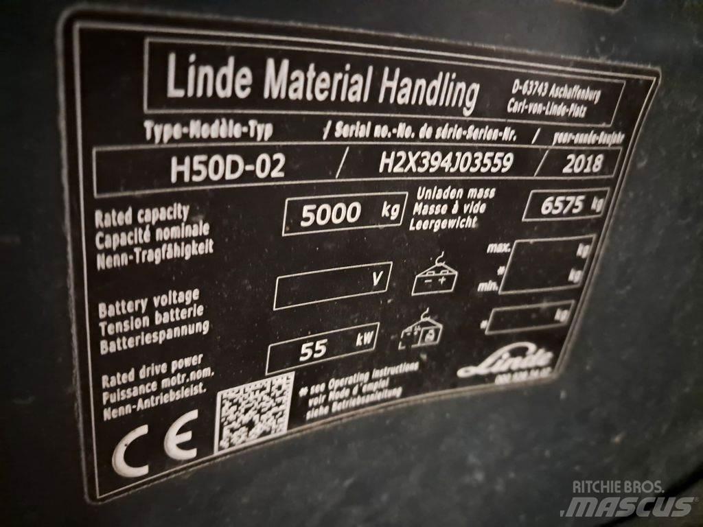 Linde H50D-02 Дизельные погрузчики