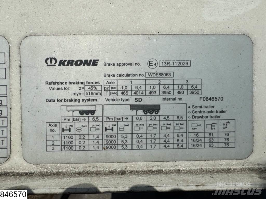 Krone Tautliner Тентованные полуприцепы