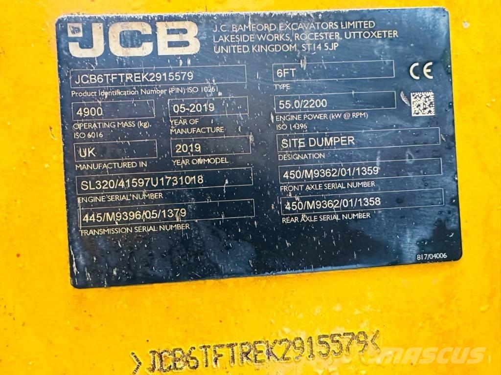 JCB 6 T Мини-самосвалы