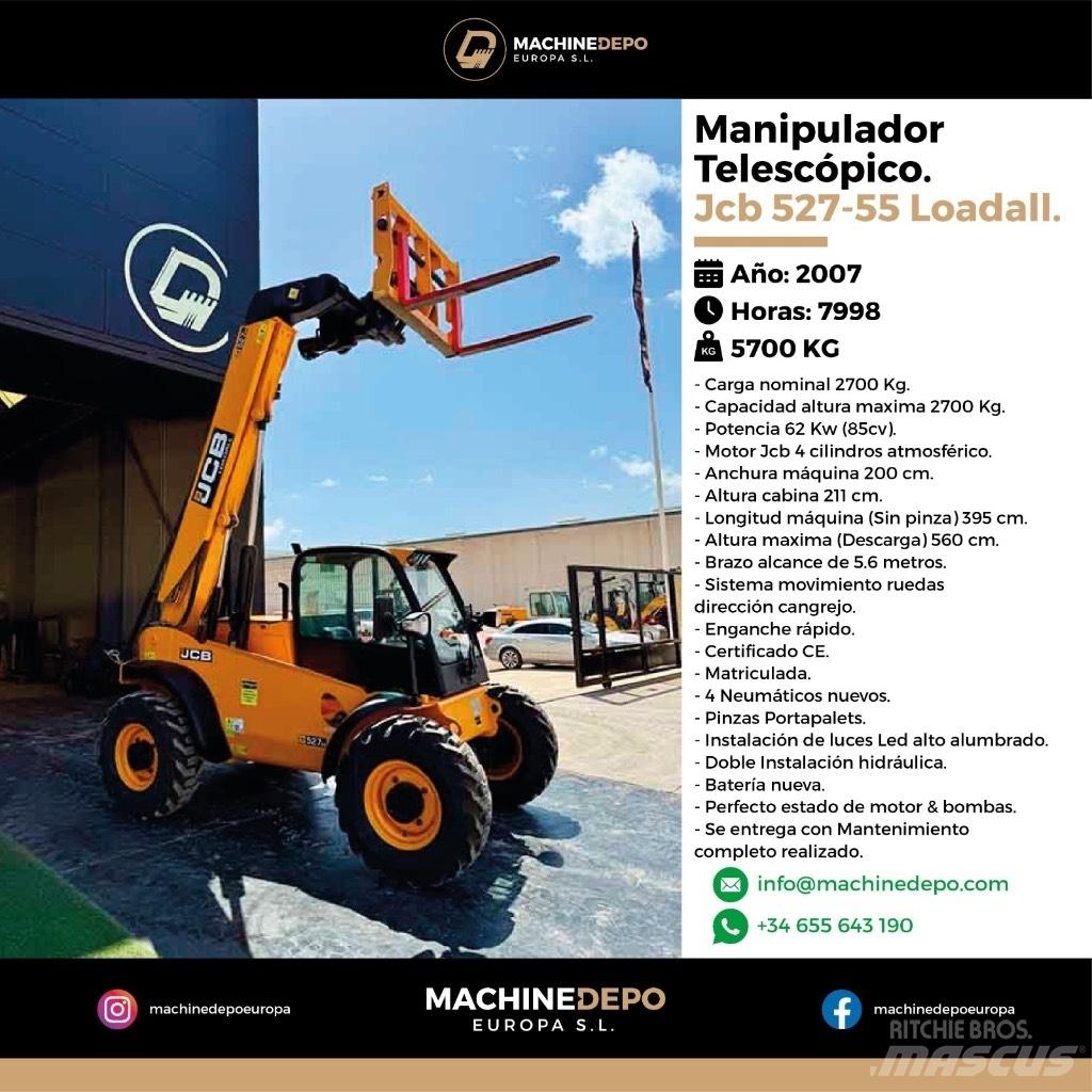 JCB 527-55 Телескопические погрузчики