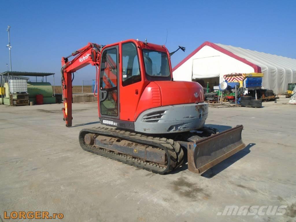 Kubota KX 080-3 Гусеничные экскаваторы