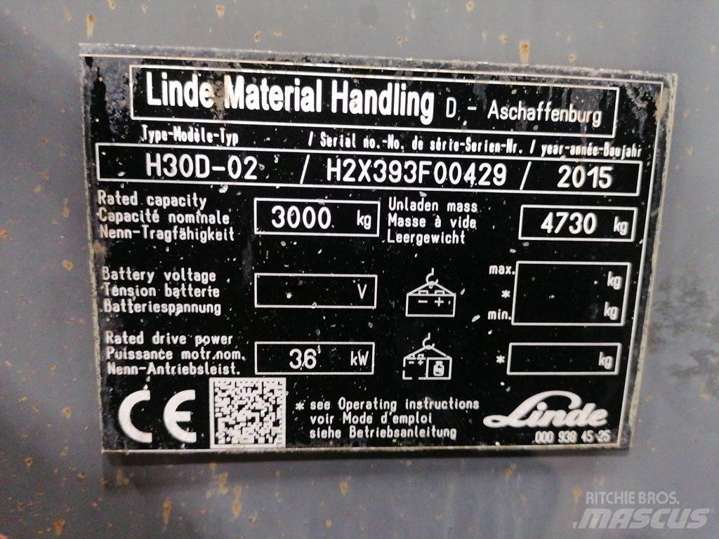 Linde H30D-02 Дизельные погрузчики
