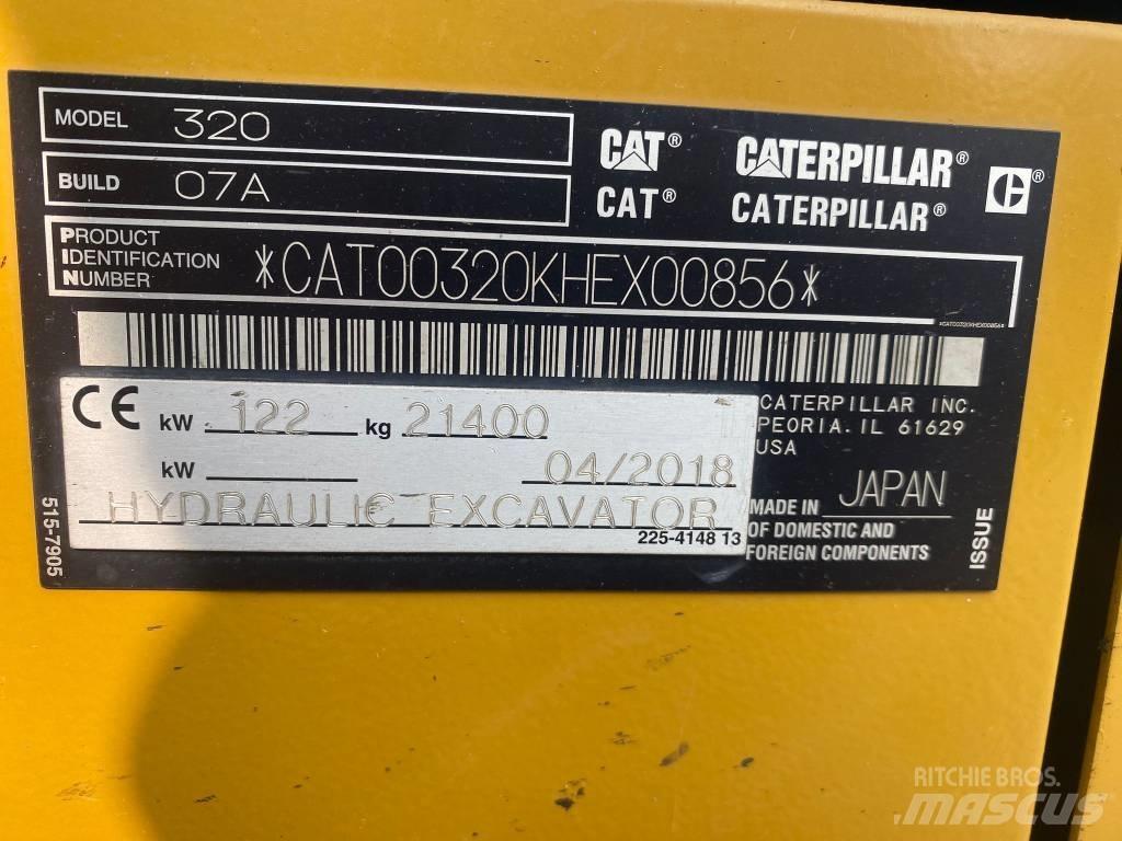 CAT 320 Гусеничные экскаваторы