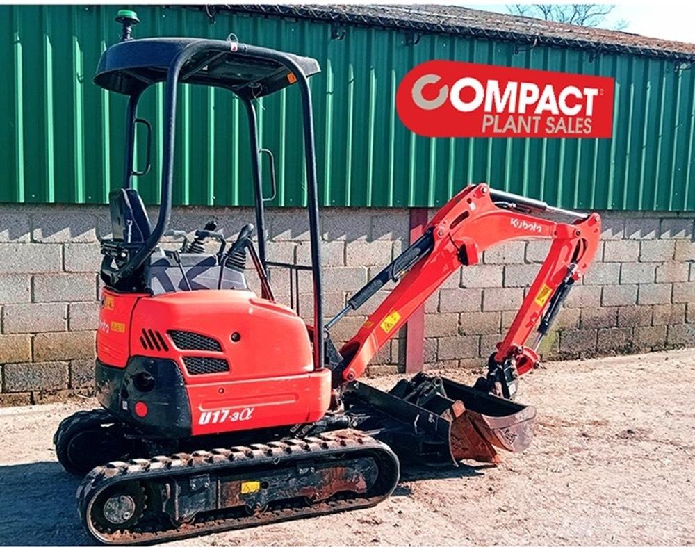 Kubota U17-3a Мини-экскаваторы