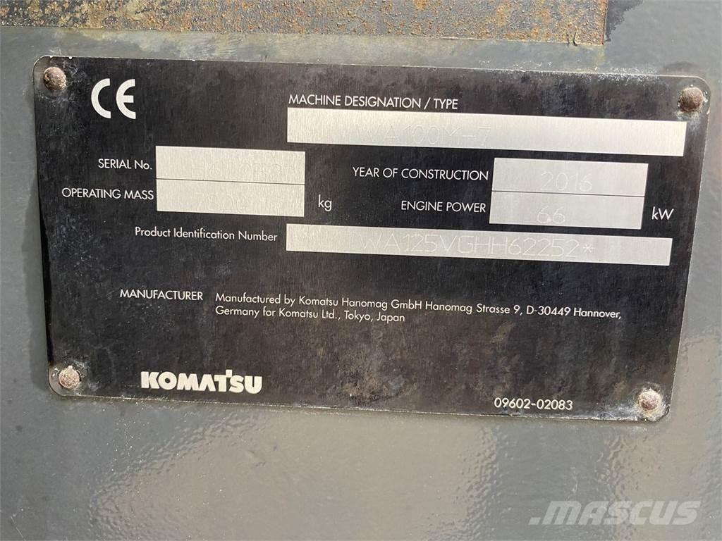 Komatsu WA100-7 Многофункциональные сельскохозяйственные погрузчики