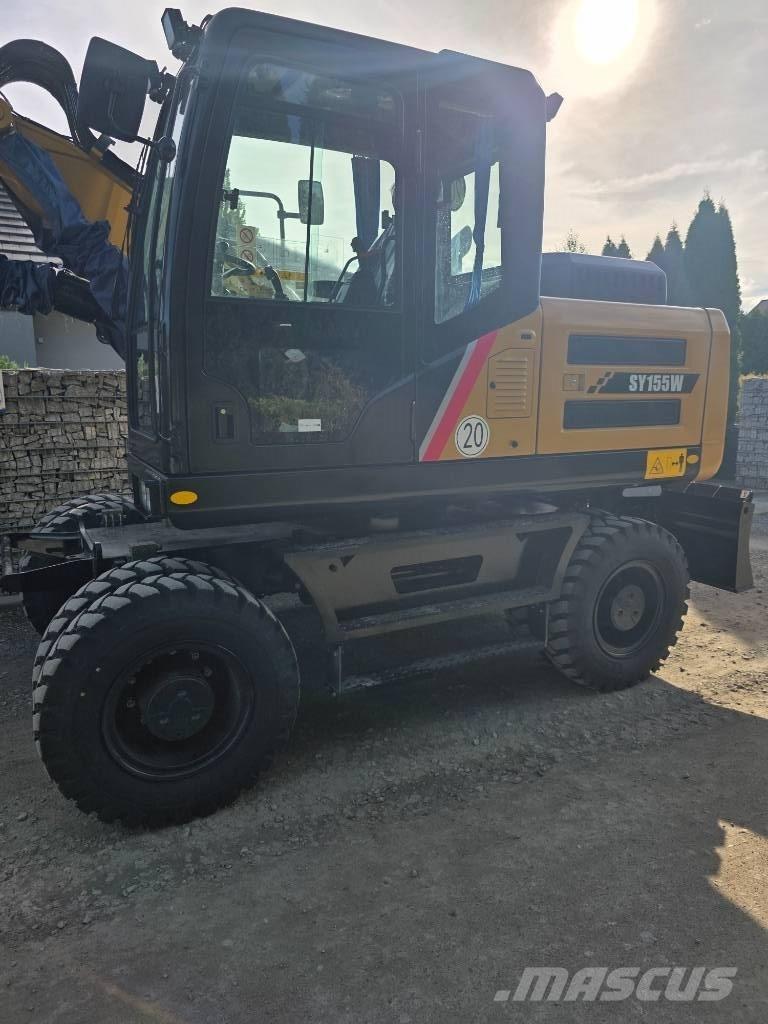 Sany SY 155 W Колёсные экскаваторы