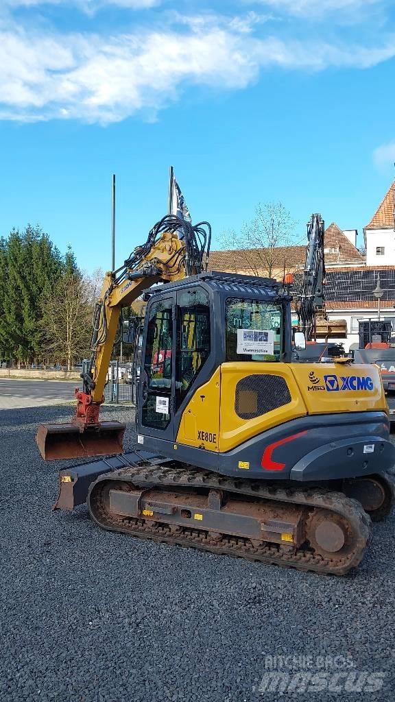 XCMG XE 80 E Малые экскаваторы 7т-12т