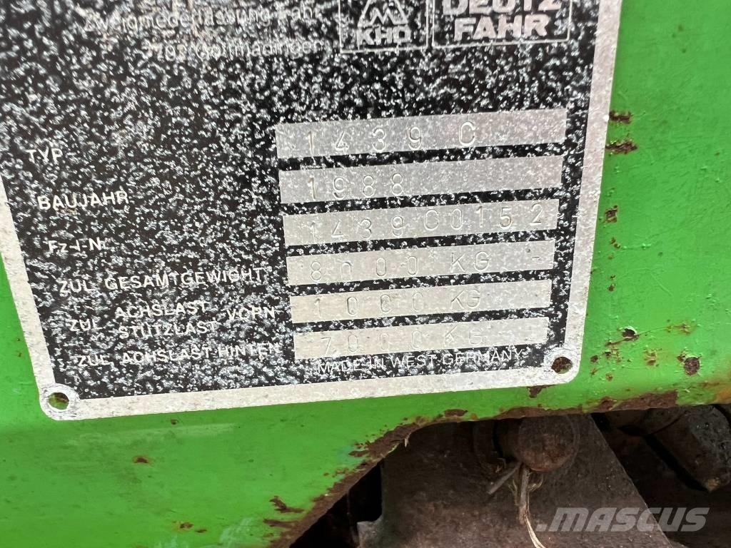 Deutz-Fahr FE 6.37 Прицепы с самозагрузкой
